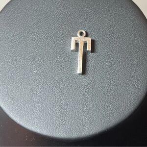 Model T Vintage Sterling Silver Pendant Charm